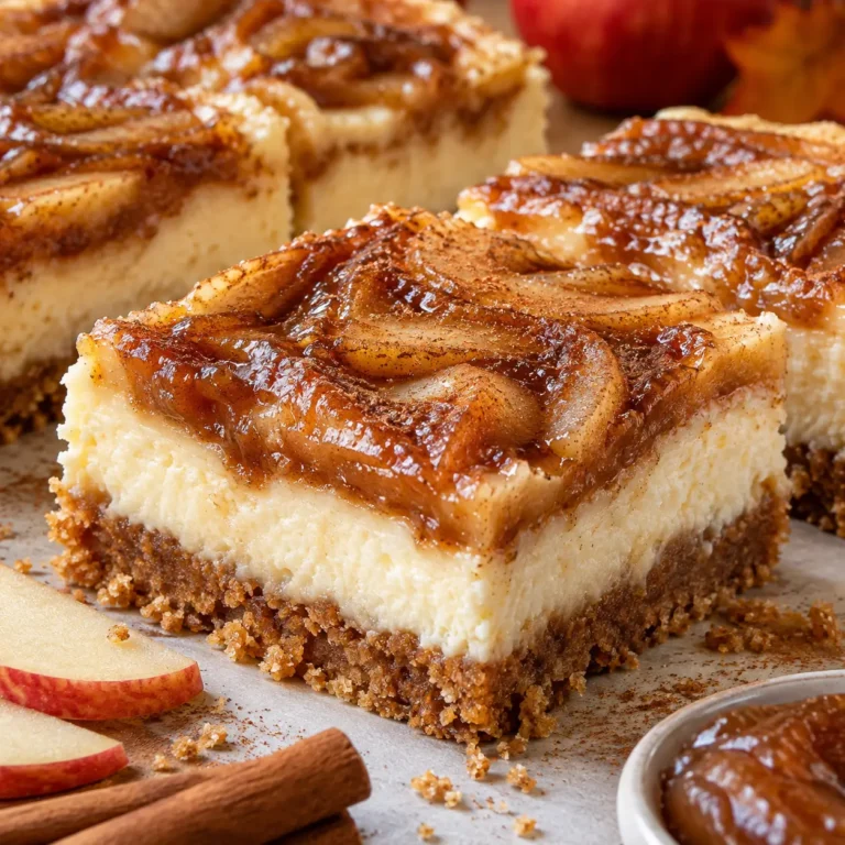 Apple Butter Cheesecake Bars