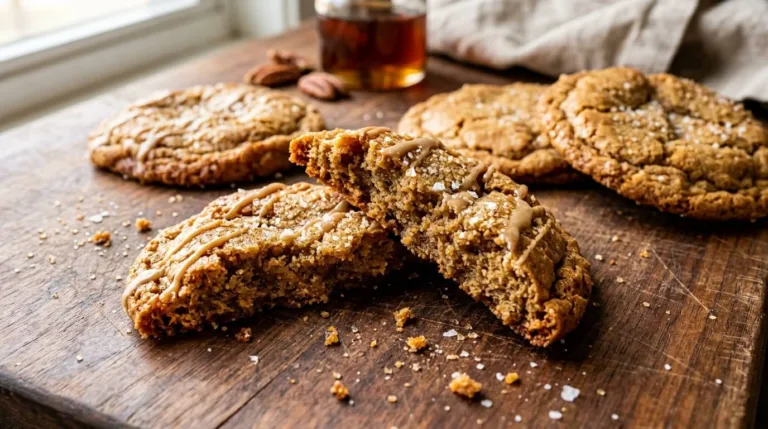 Chewy Maple Brown Sugar Cookies (Crisp Edges)