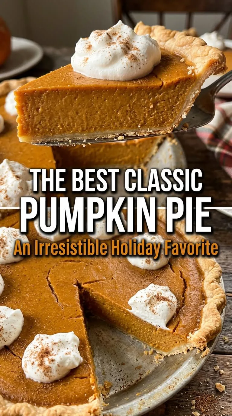 Classic Pumpkin Pie preparation steps with a flaky crust