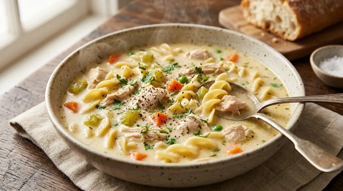 Creamy-Chicken-Noodle-Soup