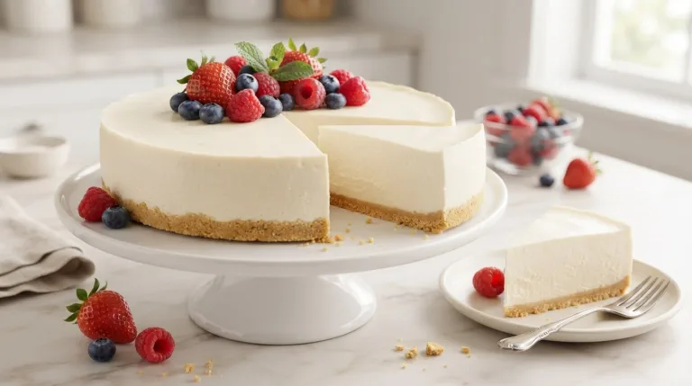 Creamy No-Bake Cheesecake (So Easy)