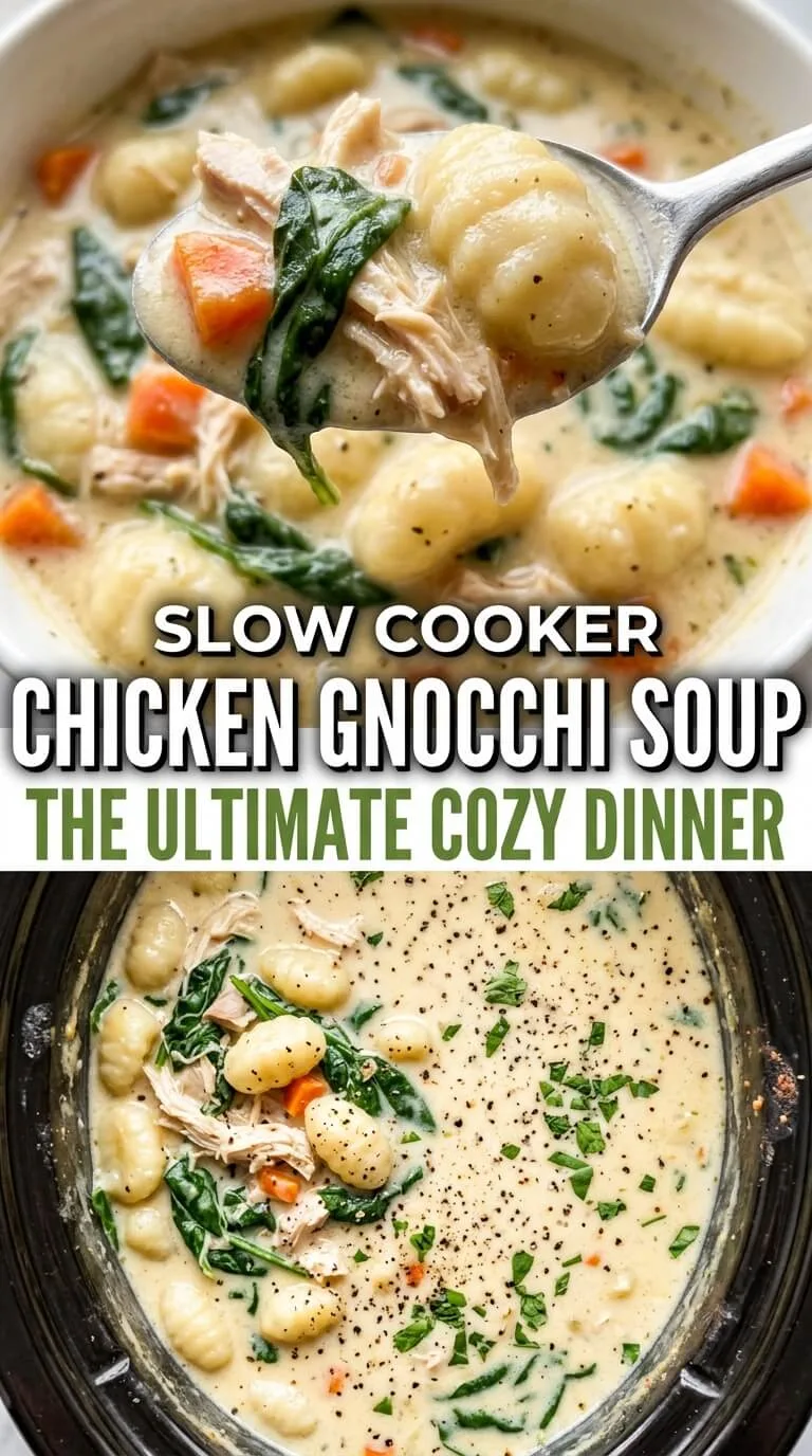 Crockpot Chicken Gnocchi Soup