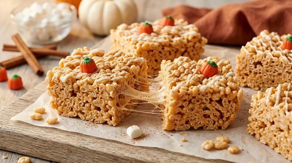 Rice Krispie Treat Pumpkins (No-Bake Fall Treat)