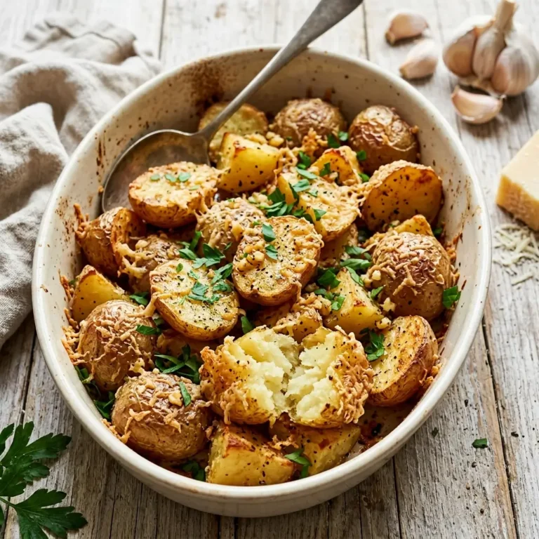 Garlic Parmesan Roasted Potatoes