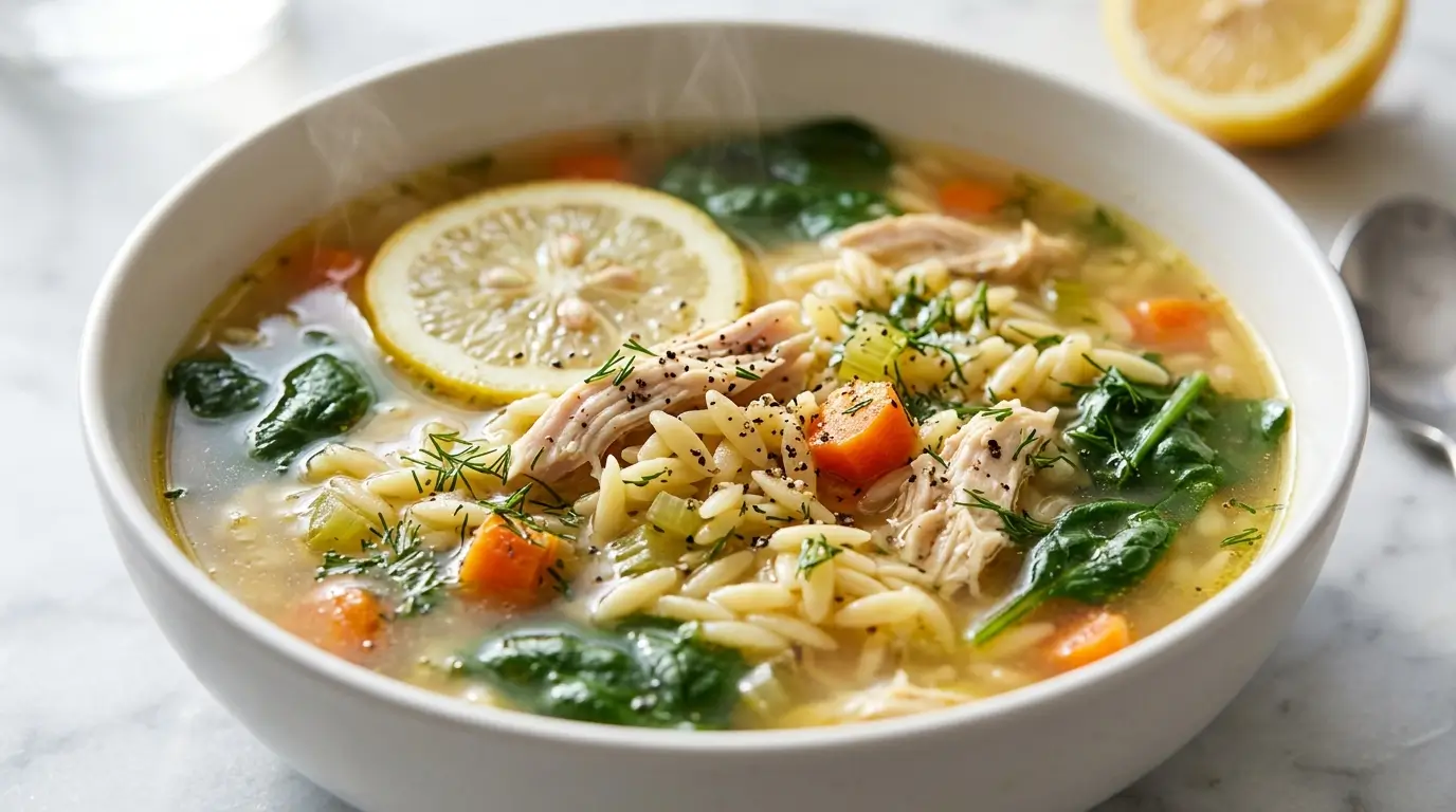 Lemon-Chicken-Orzo-Soup