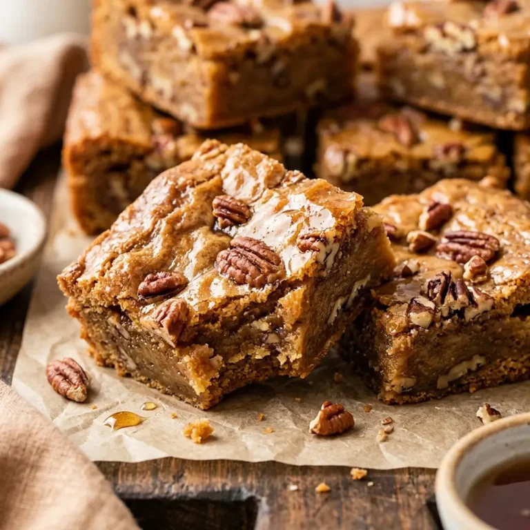 Maple Pecan Blondies