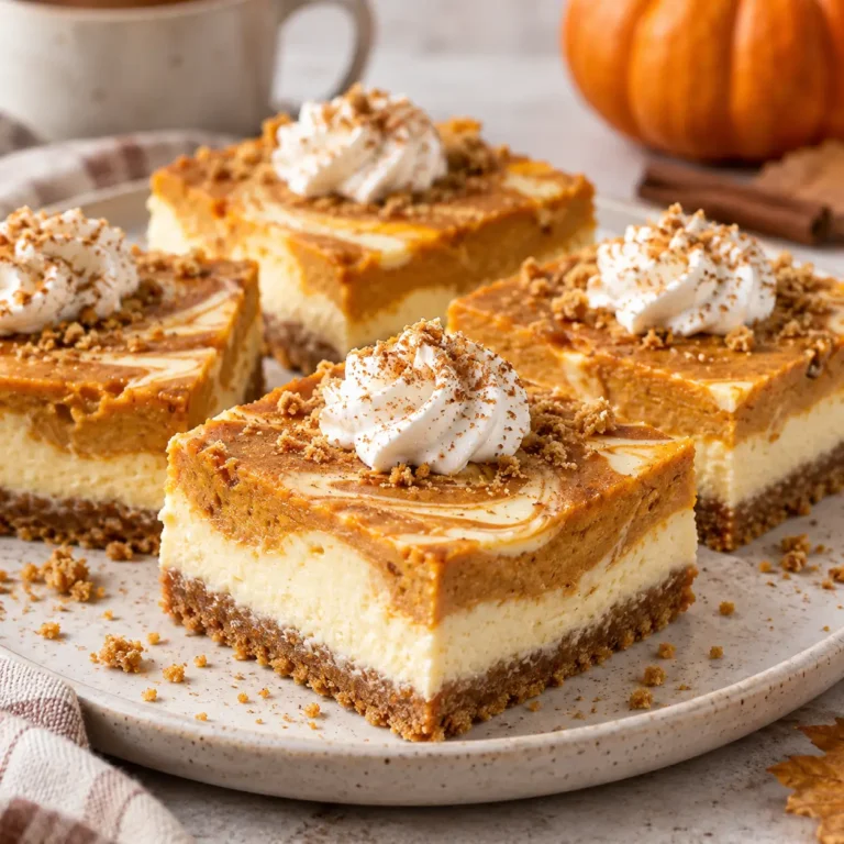 Pumpkin Cheesecake Bars