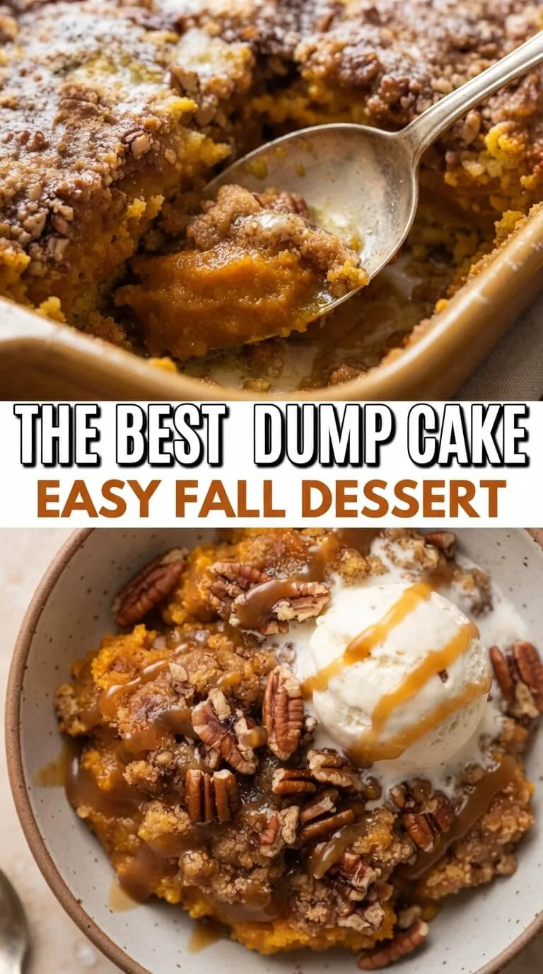 Pumpkin Dump Cake (Only 5 Ingredients!)
