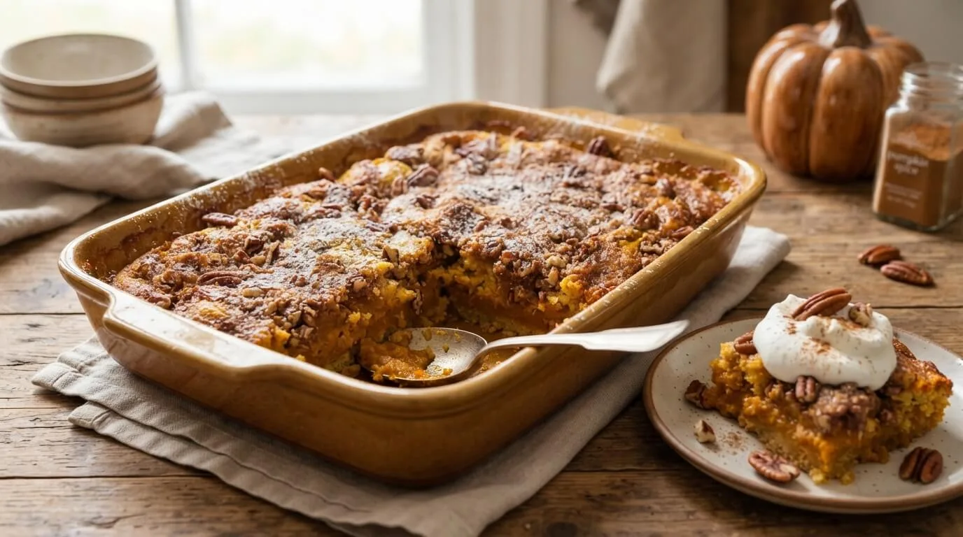 Pumpkin Dump Cake