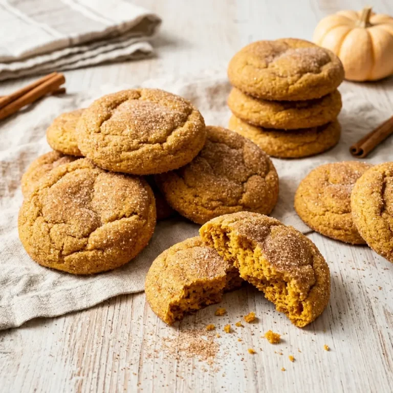 Pumpkin Snickerdoodle Cookies