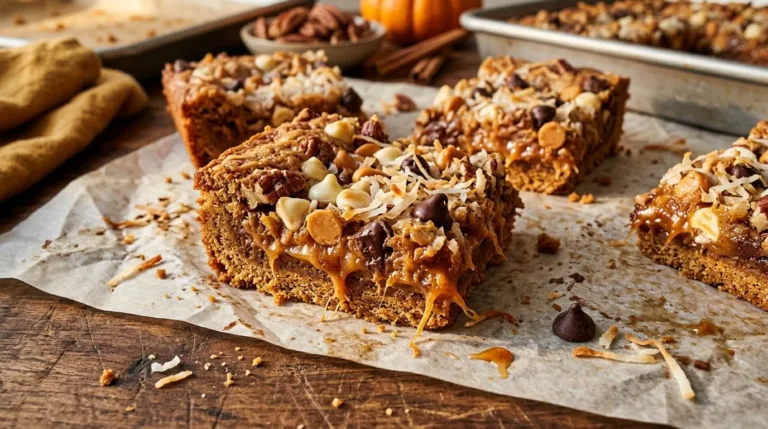 Pumpkin Spice Magic Cookie Bars