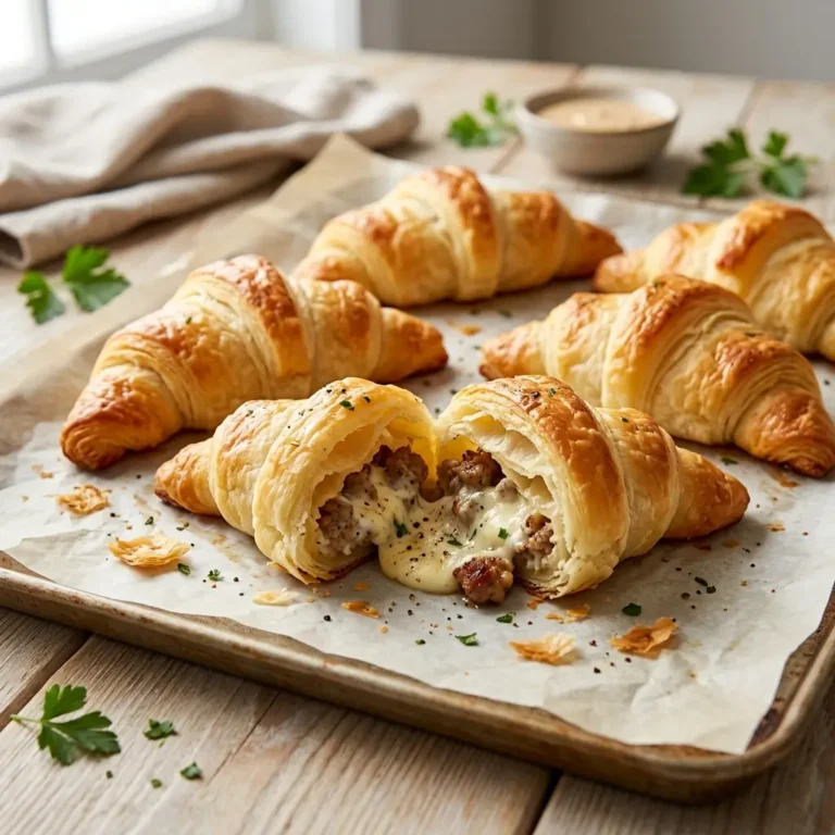 Sausage Cream Cheese Crescent Rolls