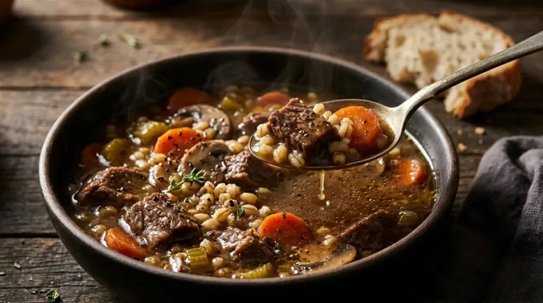 Beef Barley Soup (Hearty & Homemade)