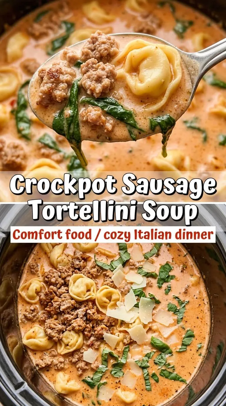 Crockpot-Sausage-Tortellini-Soup-Easy-Cozy