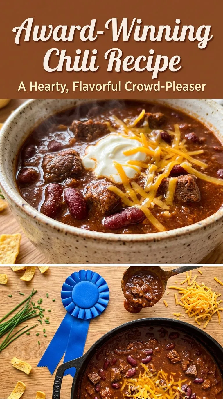 award winning chili recipe - recipe photo