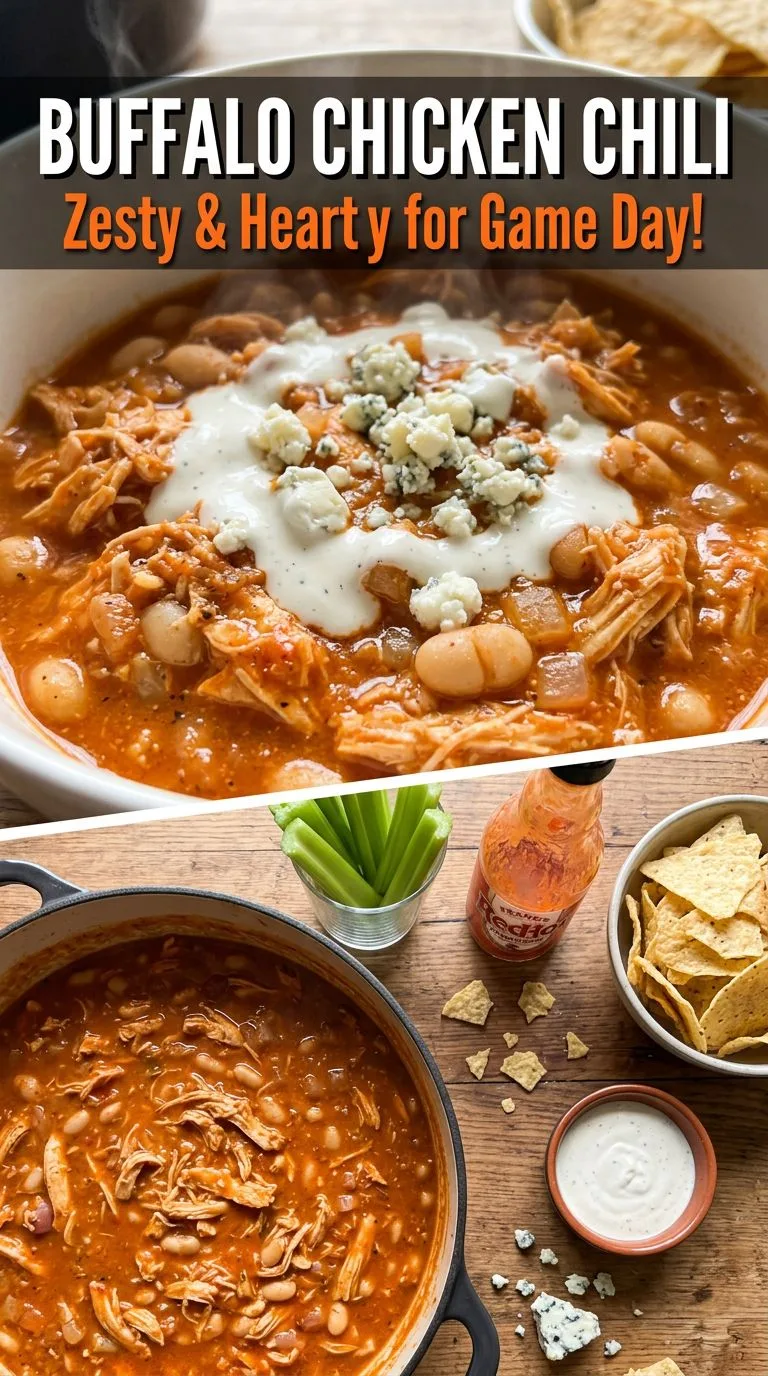 Buffalo chicken chili - recipe photo