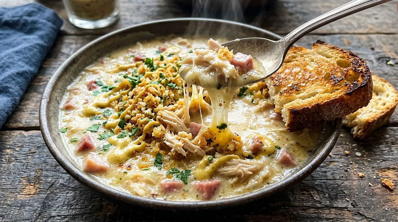 Chicken Cordon Bleu Soup - homemade recipe