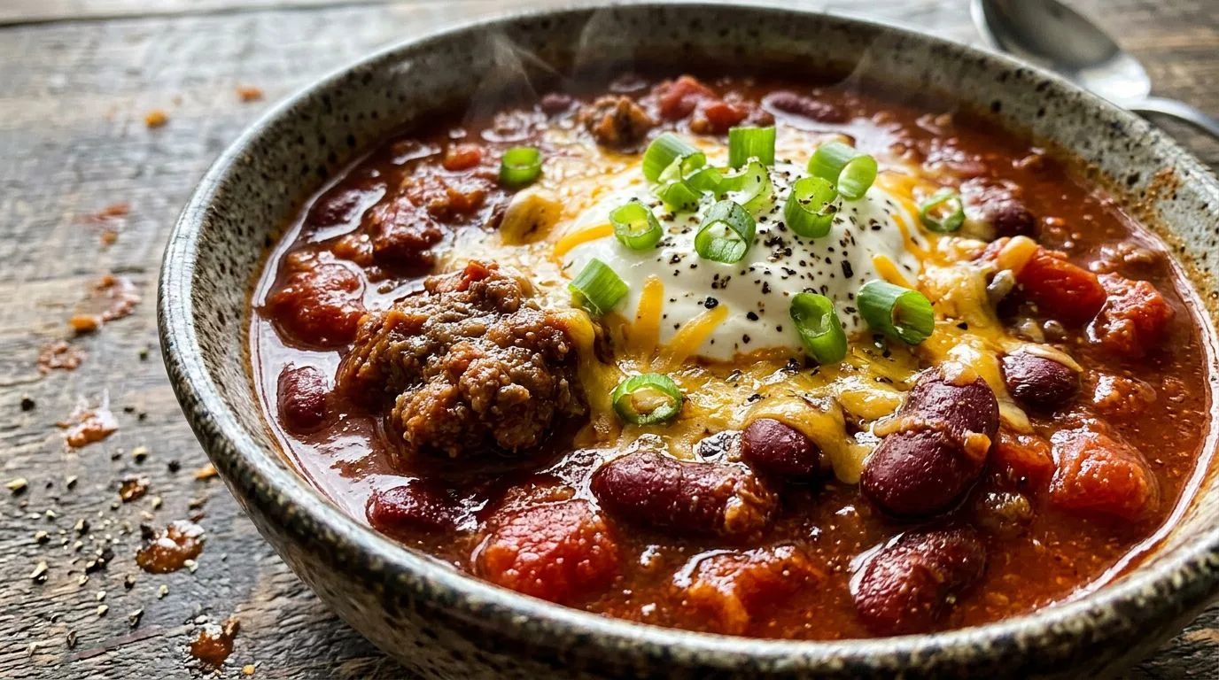 Classic Homemade Beef Chili - homemade recipe