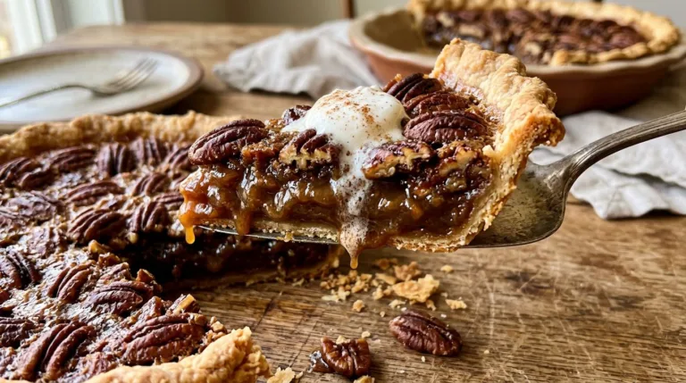 Classic Southern Pecan Pie with Gooey Brown Sugar Filling
