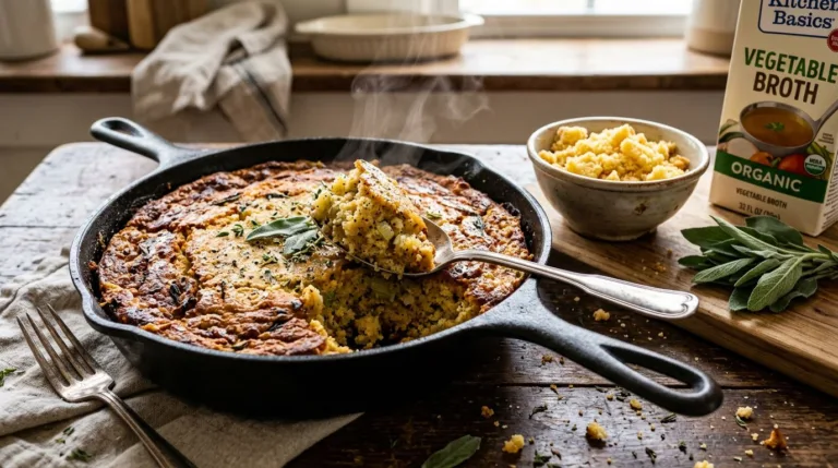 Southern Cornbread Dressing Recipe (Classic & Moist)