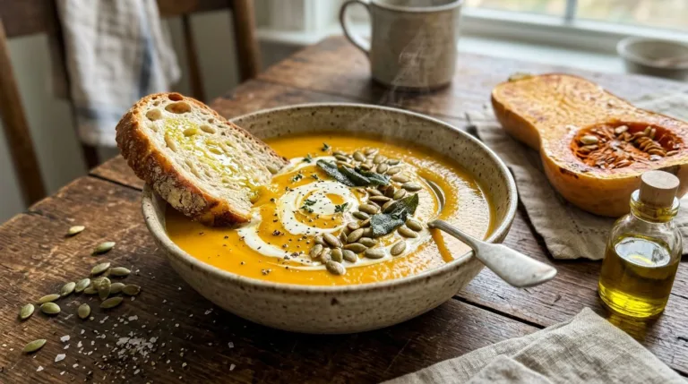 Creamy Butternut Squash Soup Recipe (Easy & Delicious)