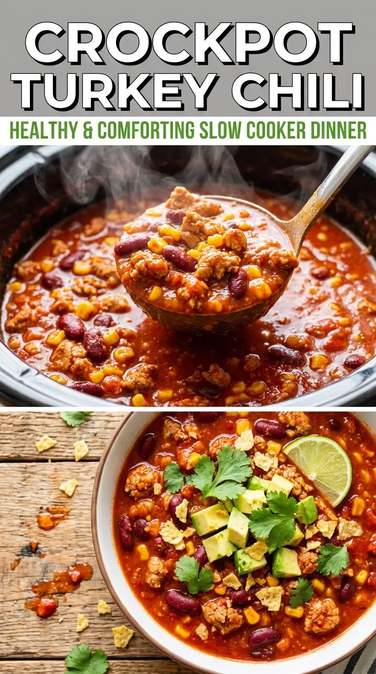 crockpot turkey chili - recipe photo