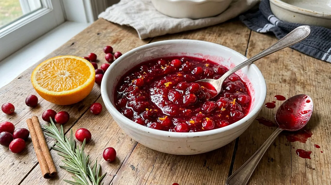 Homemade Cranberry Sauce - homemade recipe