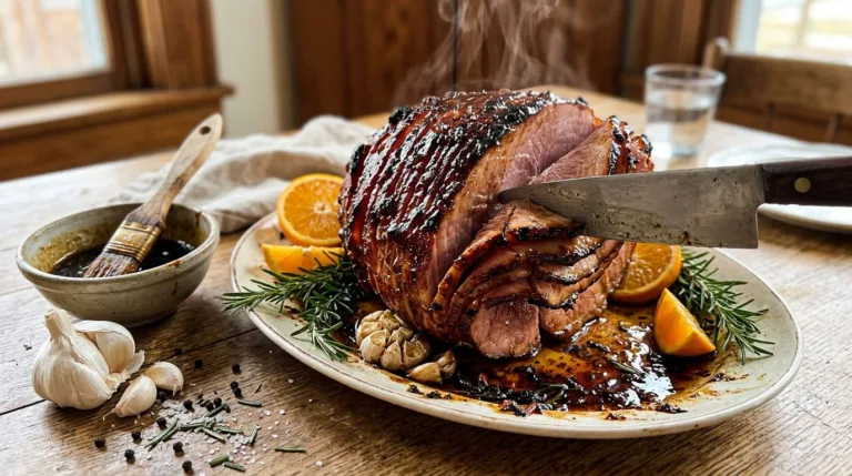 Honey Garlic Glazed Ham Recipe – Perfect Holiday Main Dish