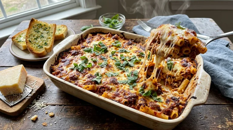 Million Dollar Baked Ziti Recipe – Easy Cheesy Pasta Casserole