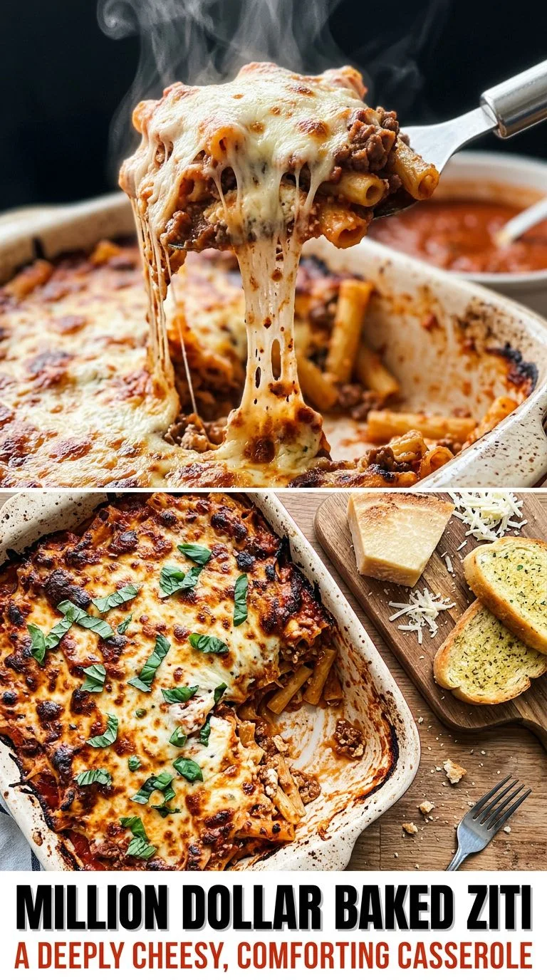 million dollar baked ziti - recipe photo