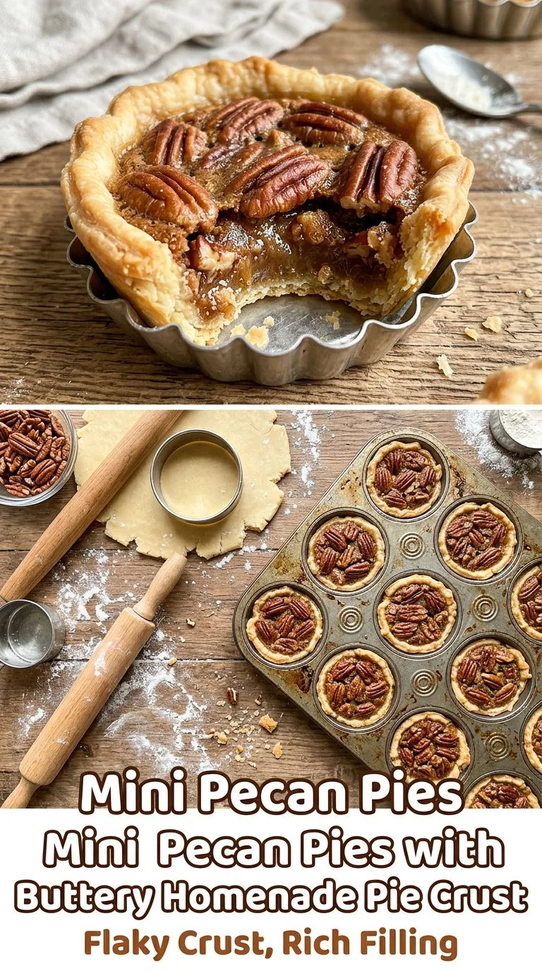 mini pecan pies - recipe photo