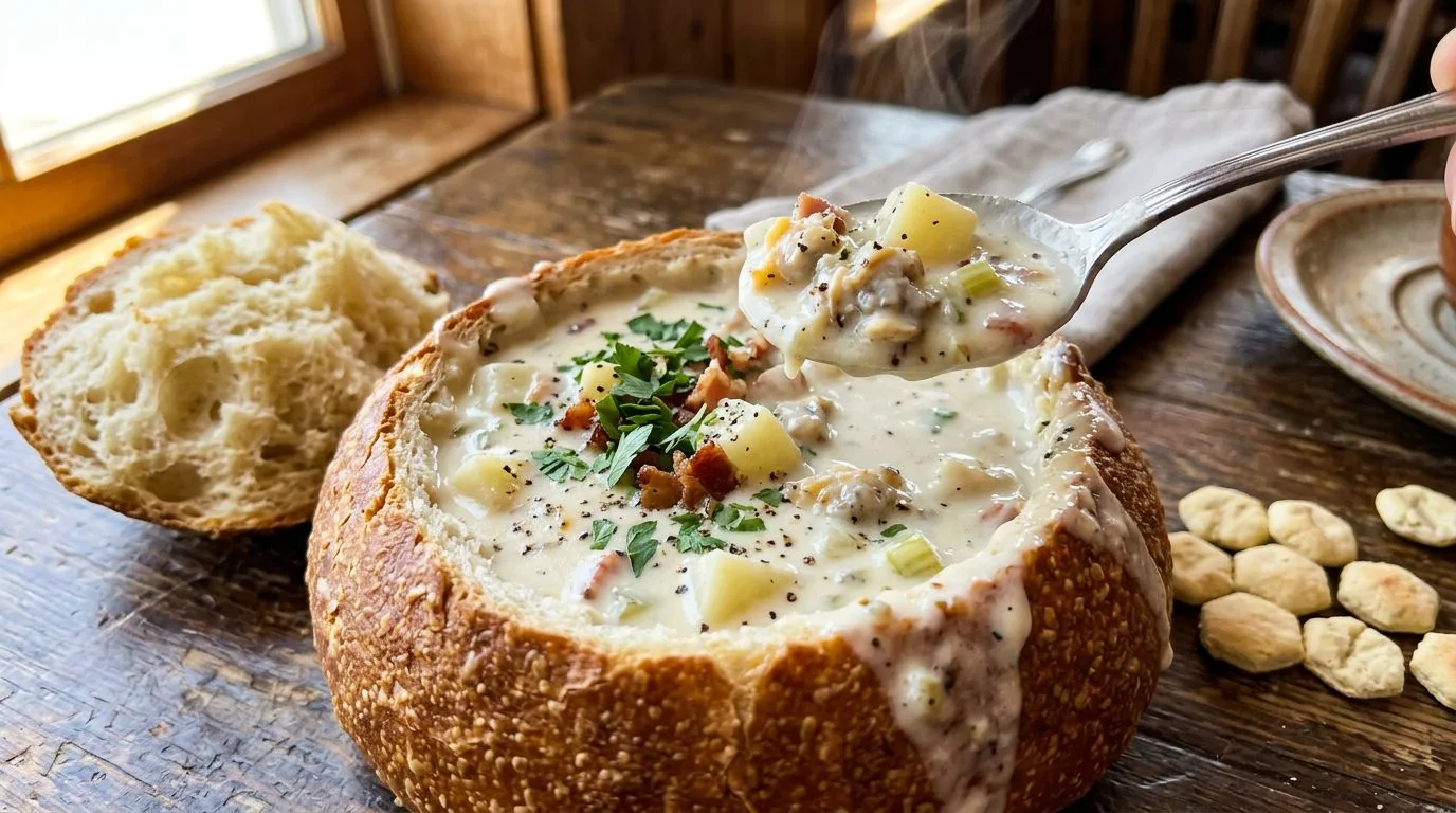New England Clam Chowder - homemade recipe
