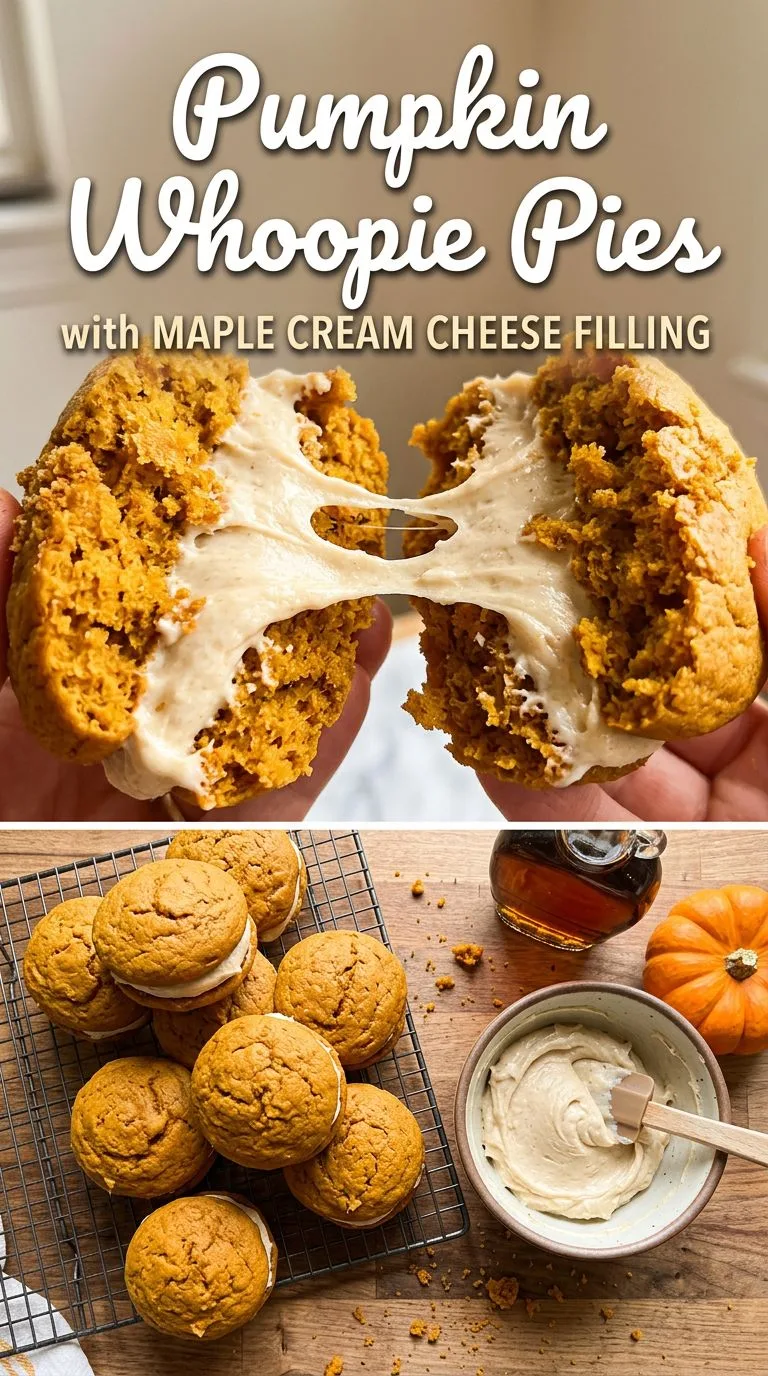 pumpkin whoopie pies - recipe photo