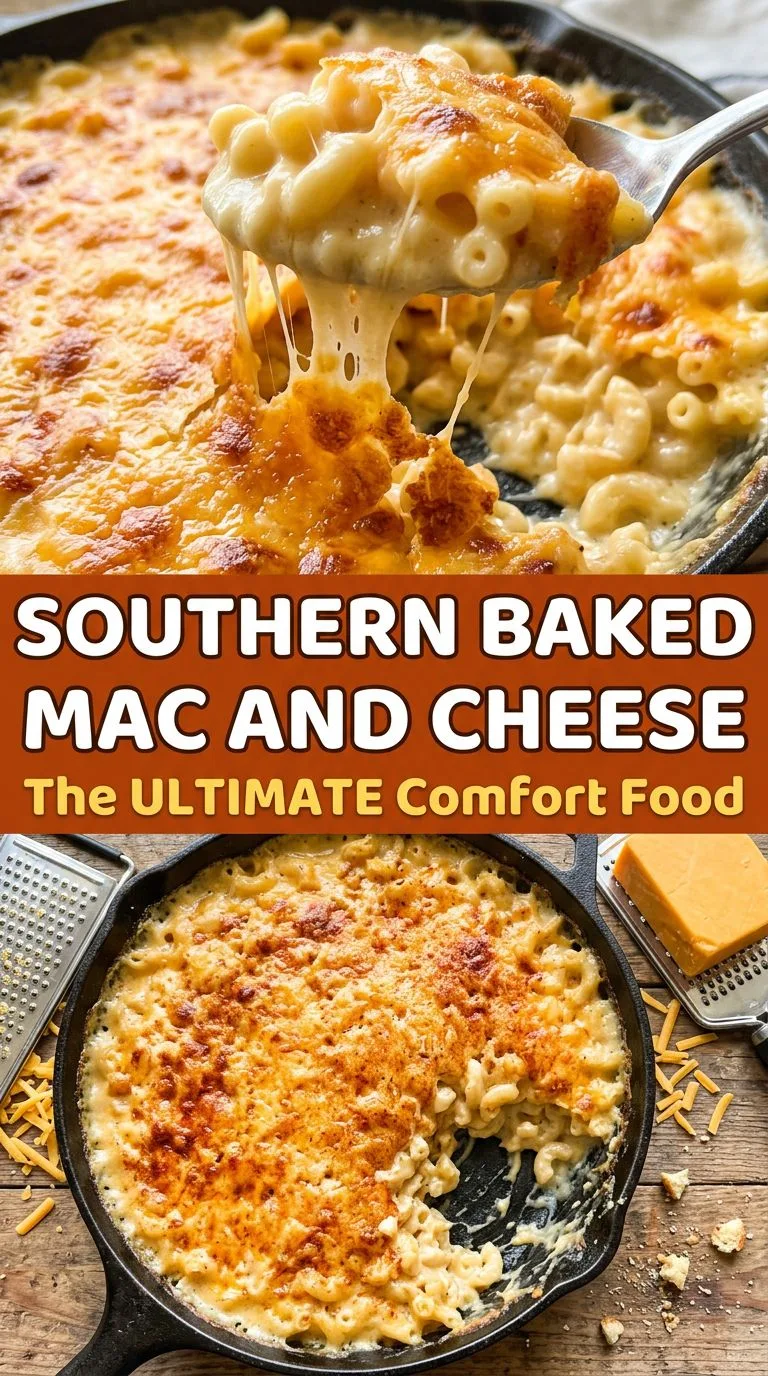Southern baked mac and cheese - recipe photo
