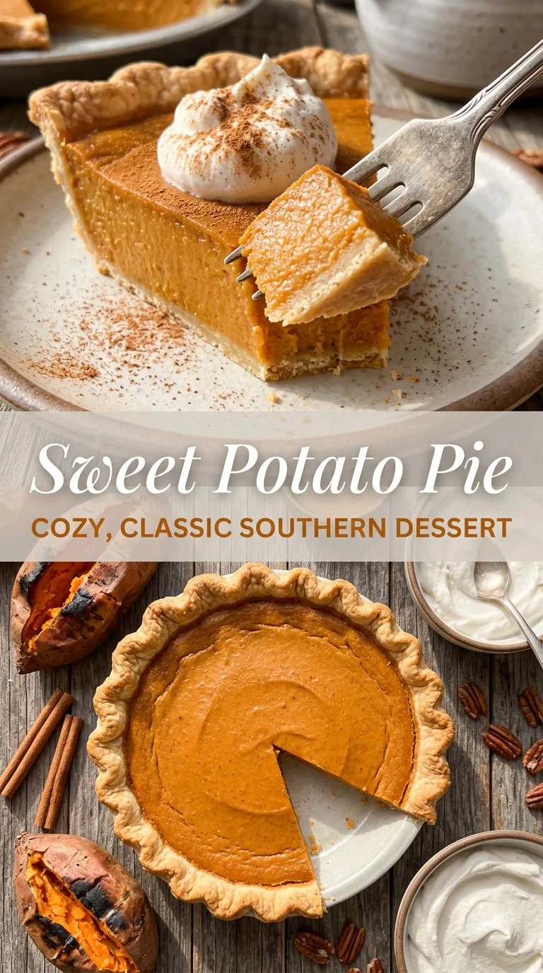 sweet potato pie - recipe photo