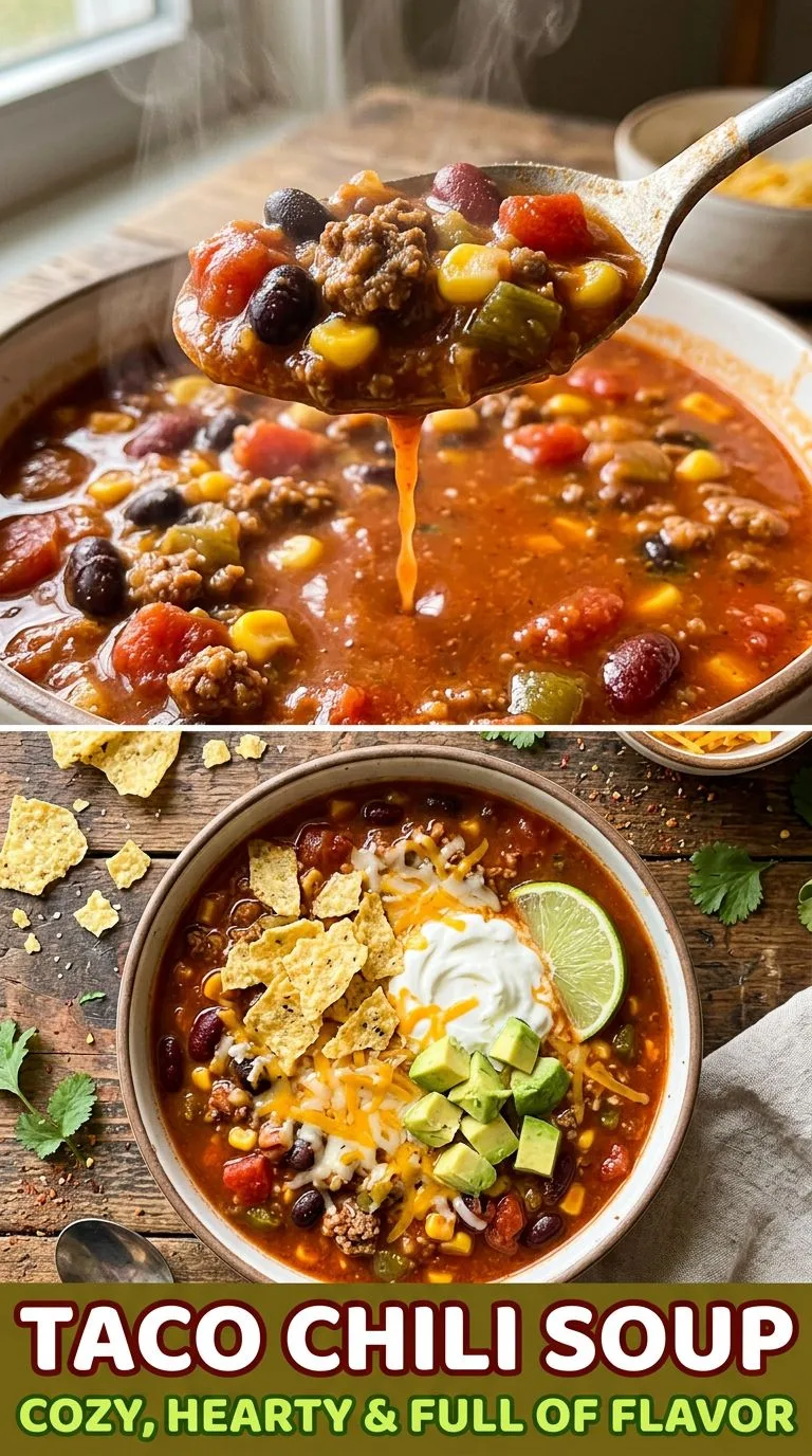 taco chili soup - recipe photo