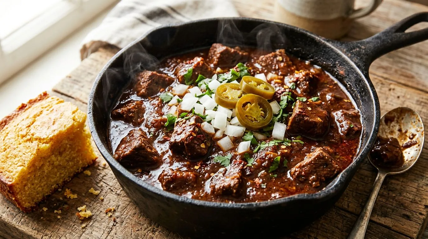 Texas No Bean Chili - homemade recipe