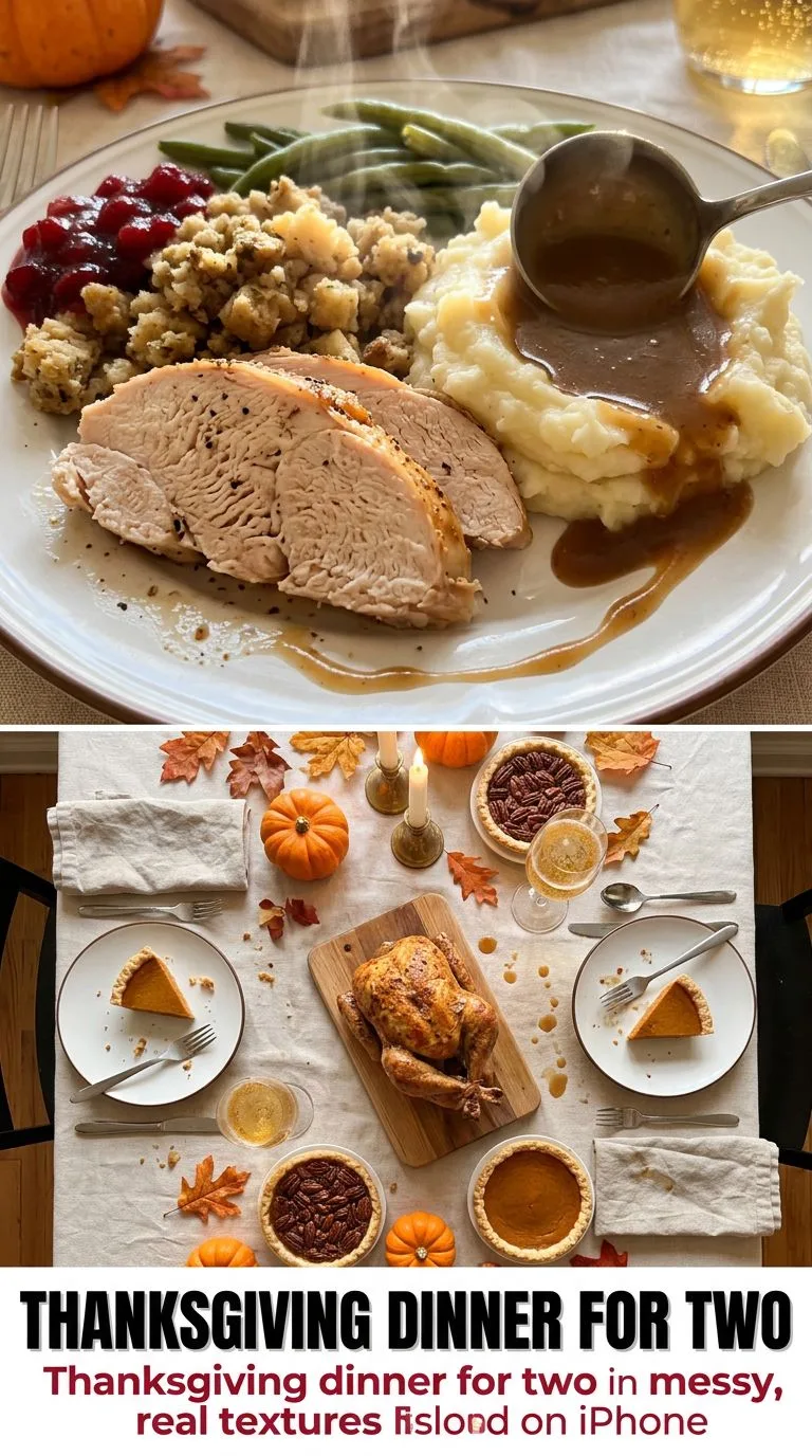 Thanksgiving dinner for two - recipe photo