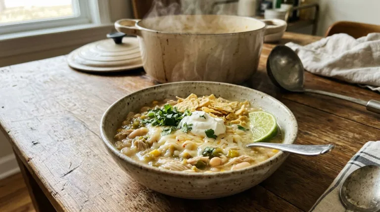 White Chicken Chili with Cream Cheese Recipe